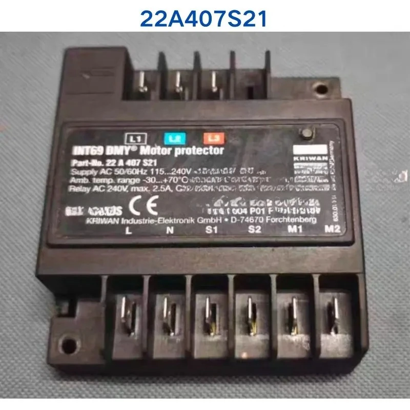 90% new or Second-hand test OK 22A407S21 Motor Protector Module INT69 DMY For DAN.FOSS Compressor 22A 407 S21