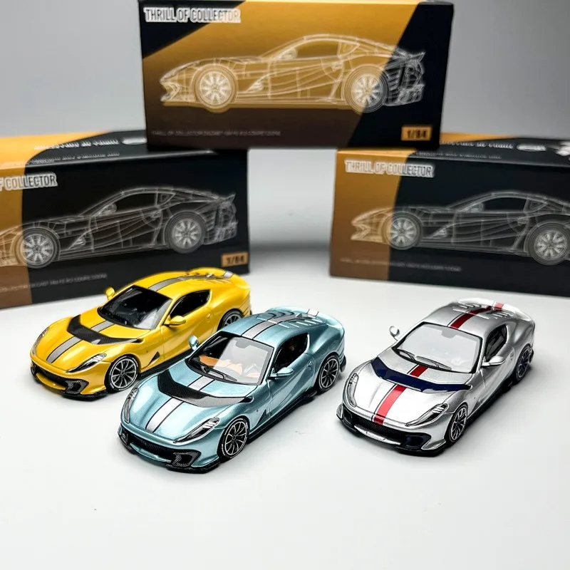 

TOC 1:64 812C имитация модели автомобиля из сплава, игрушка для мальчиков, детский подарок, коллекционное украшение для взрослых.