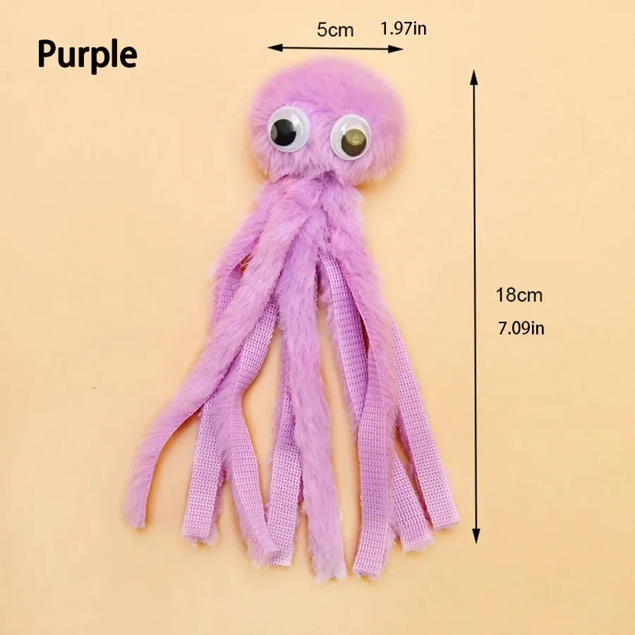 Pet Plush Toy Cat Dog Voice Octopus Shell Puzzle Bite Resistant Interactive