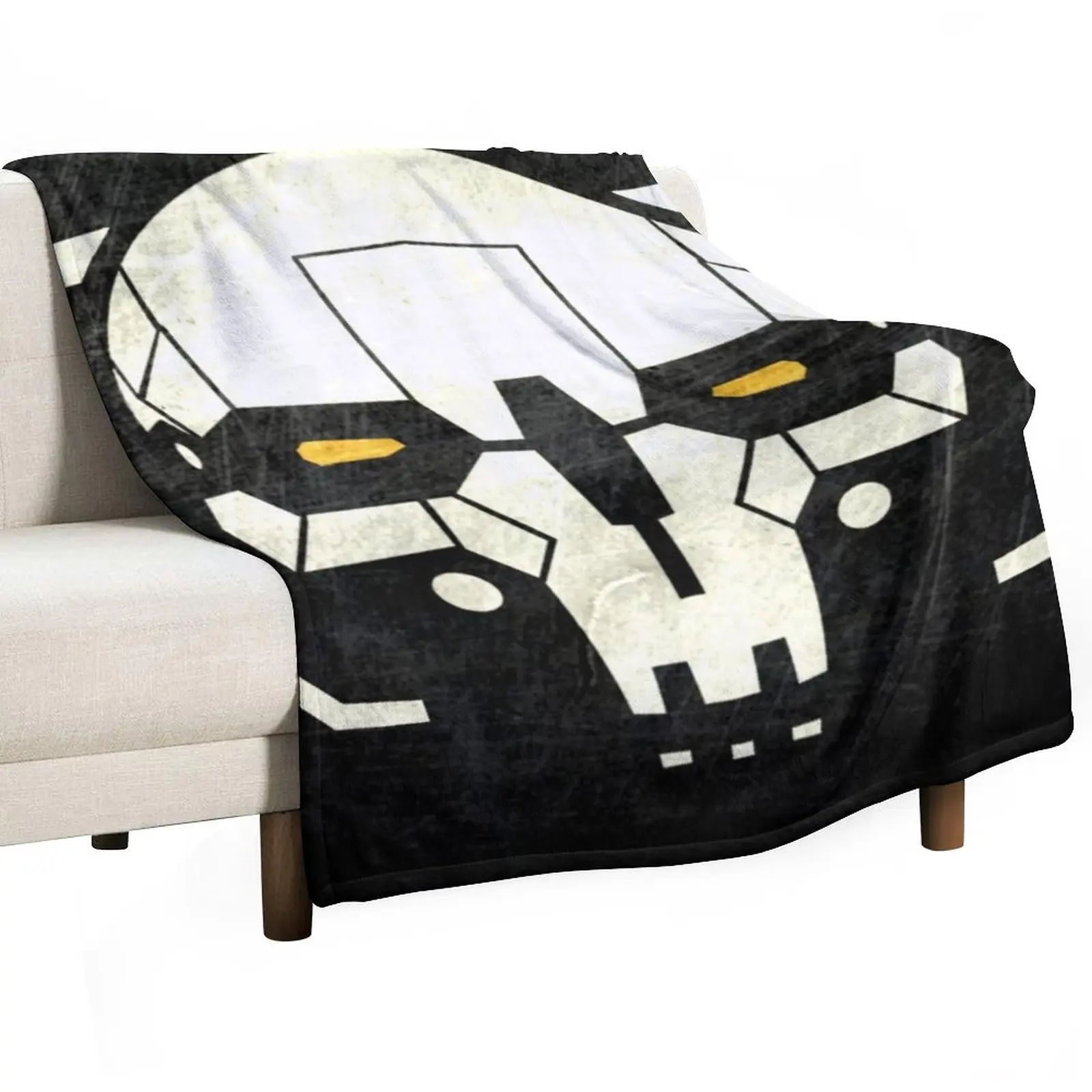 Battletech Atlas Skull Throw Blanket Giant Sofa Soft Beds Blankets Sofas Of Decoration Sofa Blankets