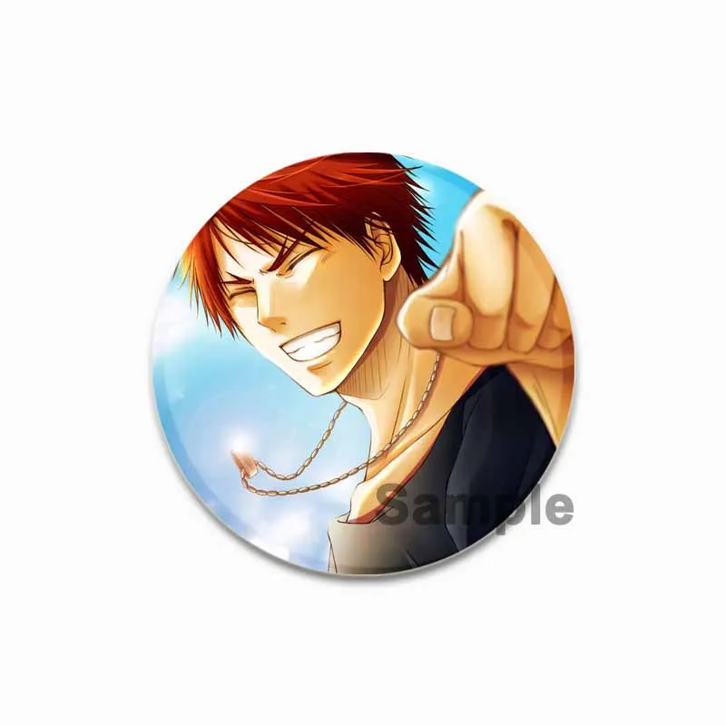 Anime Kuroko\'s Basketball Kuroko Tetsuya Aomine Badges Akashi Kagami Murasakibara Pins Icons Brooches Handmade Gifts 32/44/58mm