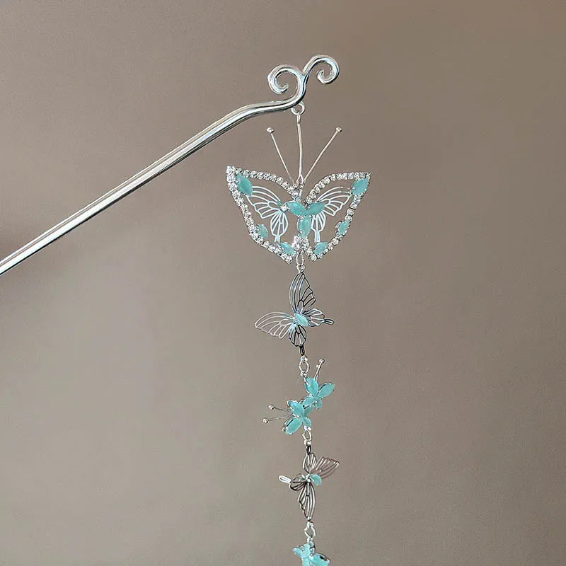 

Полая заколка-бабочка с кисточкой - это современный и простой аксессуар для волос, украшение для волос, бестселлер.