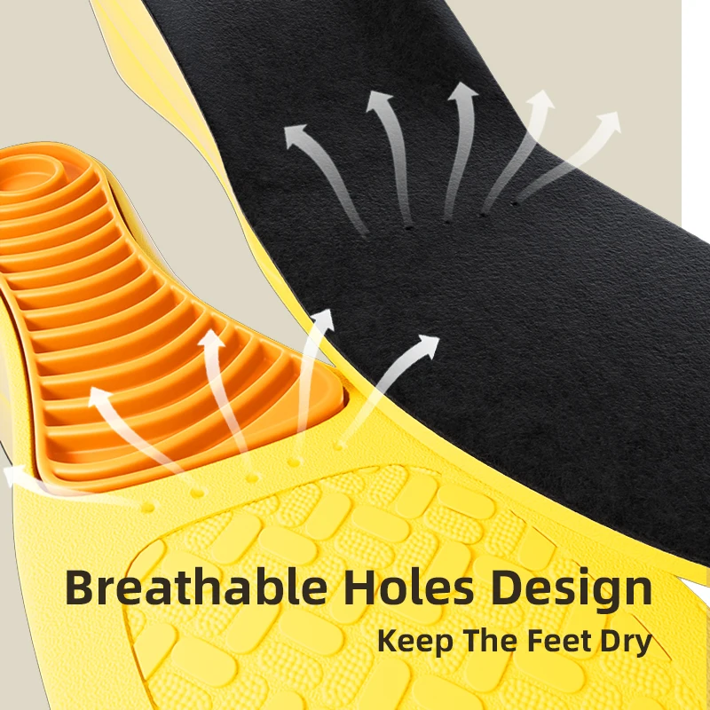 Height increase insoles for men/women 2/3/5 cm up invisiable arch support orthopedic insoles shock absorption blue/black color