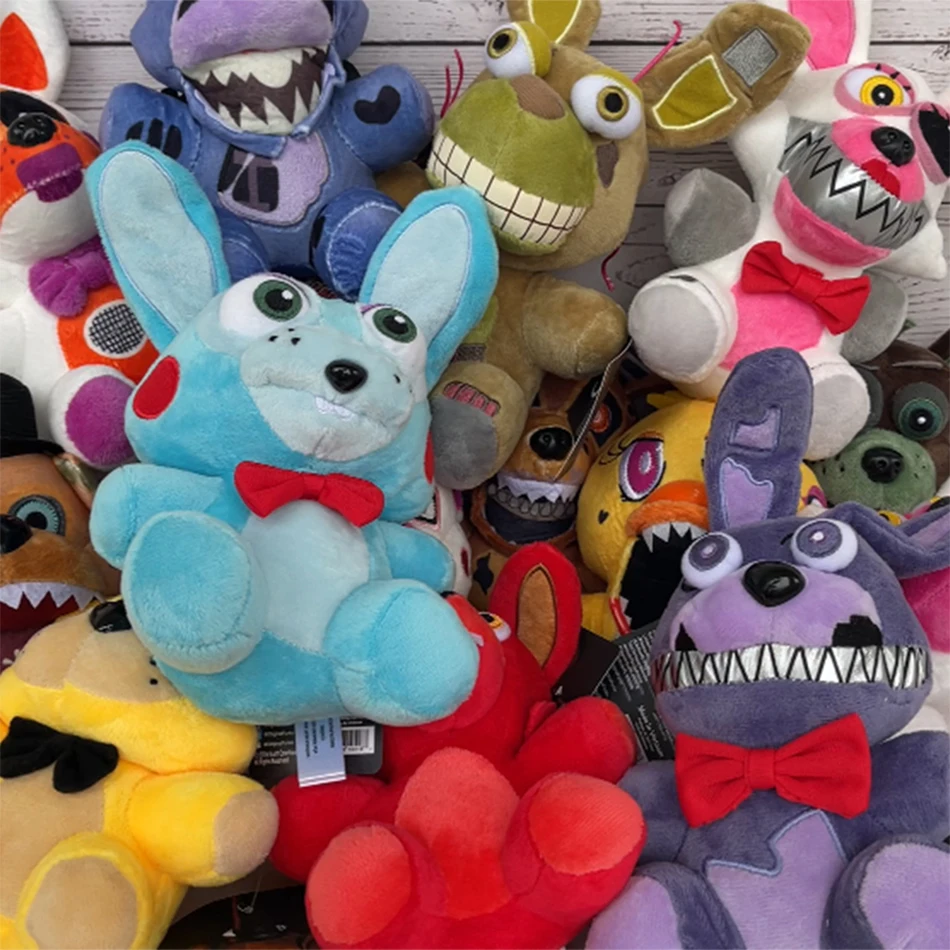 Five Nights at Freddy's FNAF Niedliche Plüschtiere Spielpuppen Bonnie Bär Foxy Cartoon Stoffpuppen Freddy Spielzeug Geschenke – Detail 1