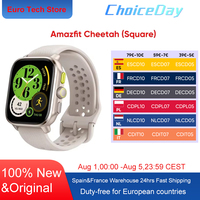 Amazfit Cheetah Square Smartwatch with Comprehensive Features Health Manager Gps 150+ Sports Mode Monitoring 1.75\