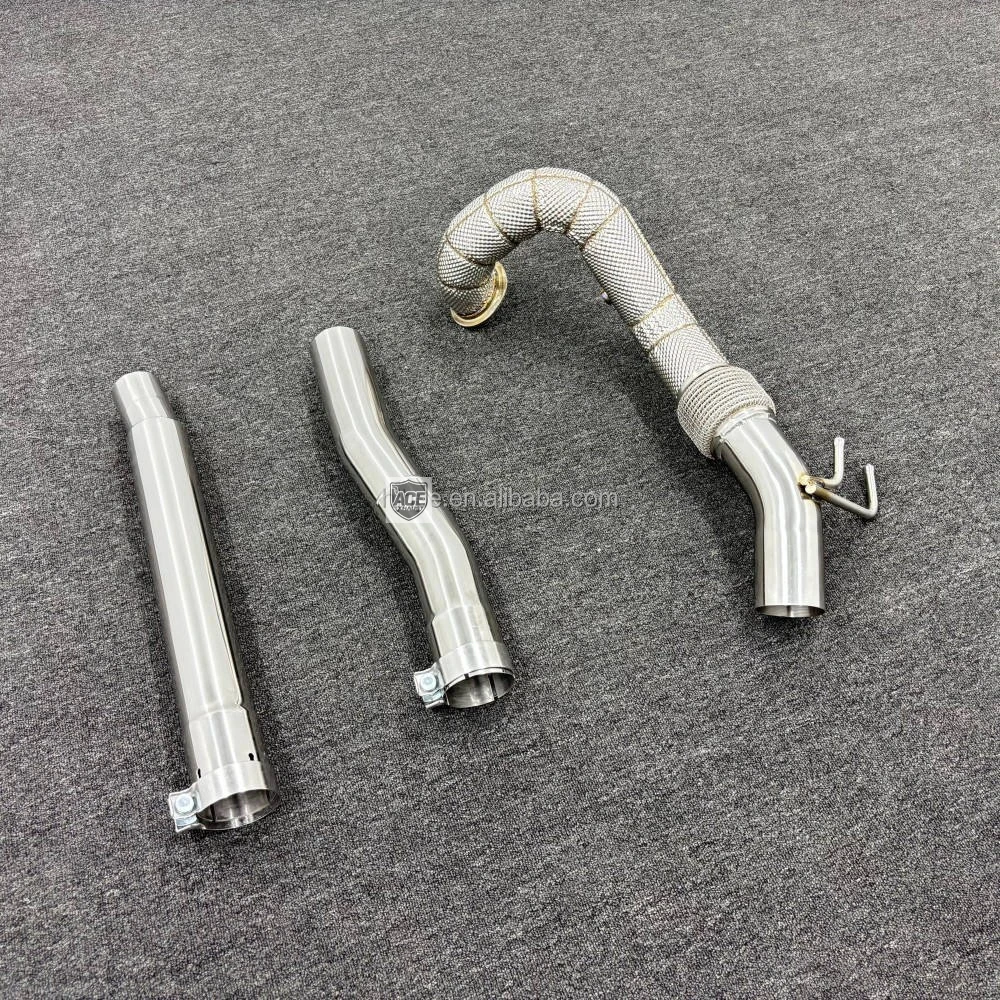 ACE Für VW Golf MK7 MK7.5 R 2.0T 2015-2019 Maßgefertigtes Hochleistungs-Edelstahl-Auspuff-Downpipe – Detail 4