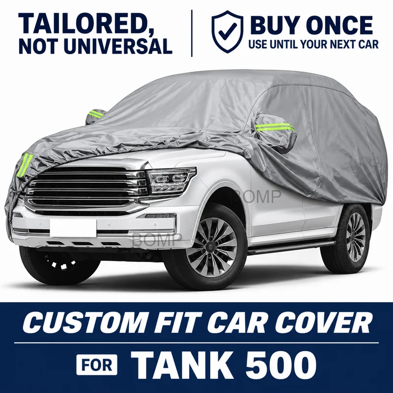 For TANK 500 Custom Fit Car Cover Outdoor Protection Dustproof Waterproof All Weather Protection Cover