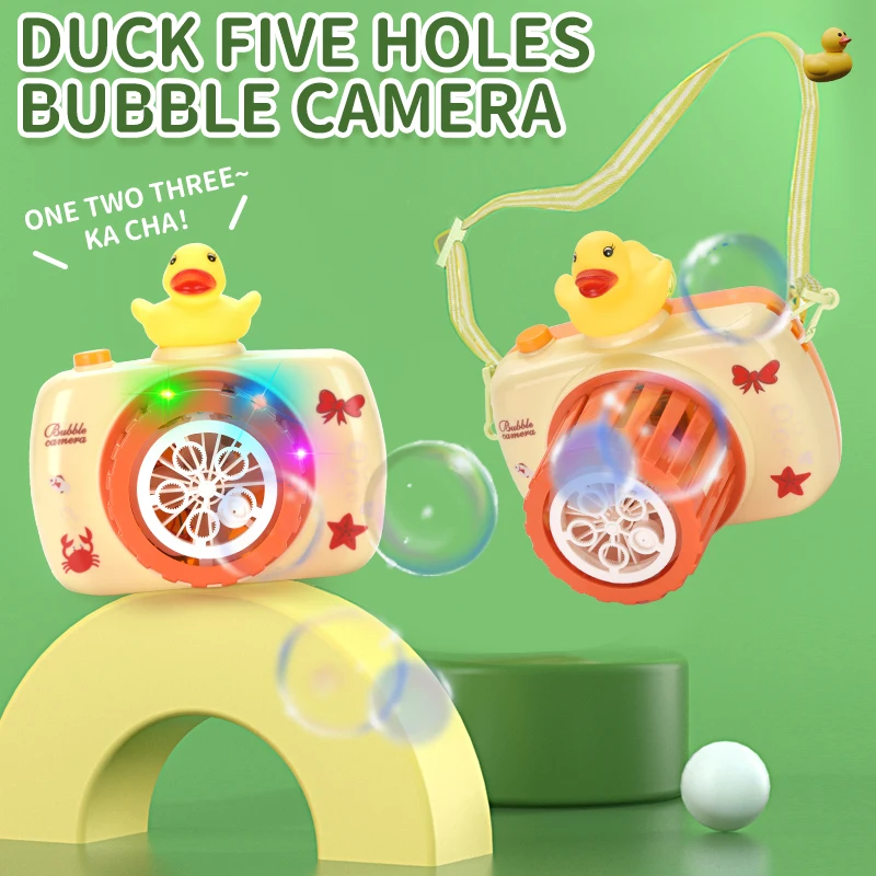 Automatic Music Bubble Gun - Child's Interactive Toy with Big Eye Fish Design for Endless Bubble Fun