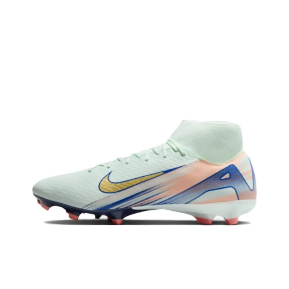 Nike Mercurial Superfly 10 Artificial Turf Leather Soccer Shoes Men's Beige Orange FZ1380-300