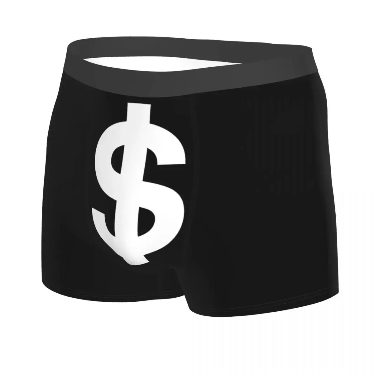 Cool American Money Dollar Logo Boxers Shorts Panties Men's Underpants Breathable Briefs Underwear