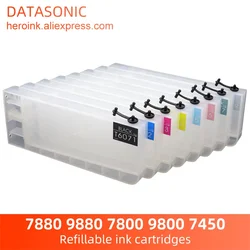 Cartucho de tinta recargable vacío para impresora Epson Stylus Pro, 8 colores, 7880, 9880, 7800, 9800, 7450, 9450, 7400, 9400, 300ML, T6041-T6049