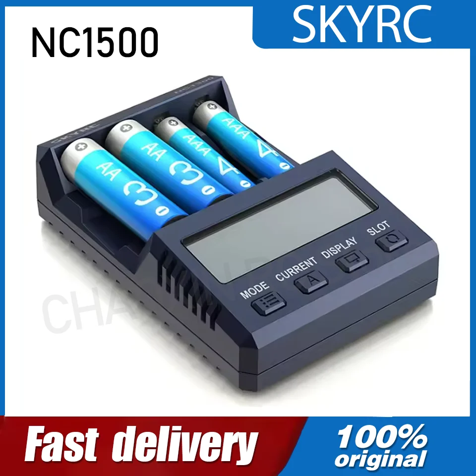

SKYRC NC1500 4-слотовое интеллектуальное зарядное устройство-анализатор для Ni-MH аккумуляторов AA/AAA