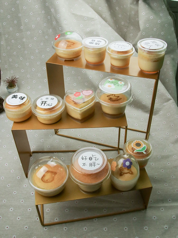 

Одноразовые пластиковые стаканчики для десертов и пудингов, для использования в духовке, для приготовления карамели, круглые, с крышкой, термостойкие, из полипропилена