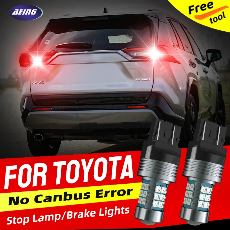 2 × Auto LED Brems stopp Rücklicht Blub für Toyota Highlander Urban Land Cruiser J200 Prado Previa/Estima Prius Rav4 Verso s Matrix