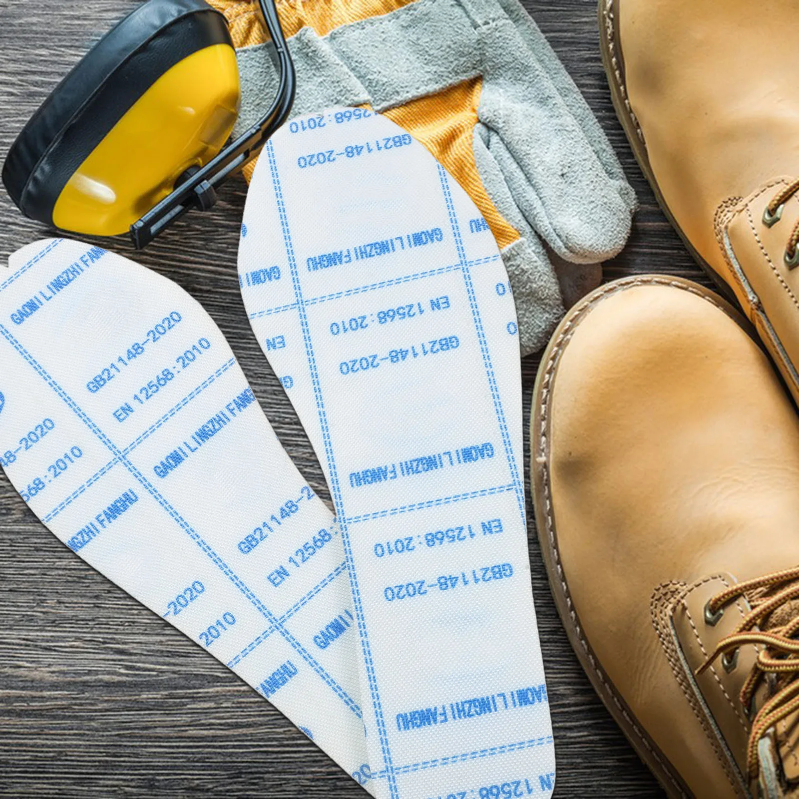 

1 Pair Puncture Resistant Insoles For Kids Adults Anti-Static Breathable Latex Shoe Inserts Comfort Safety Sole Replacement