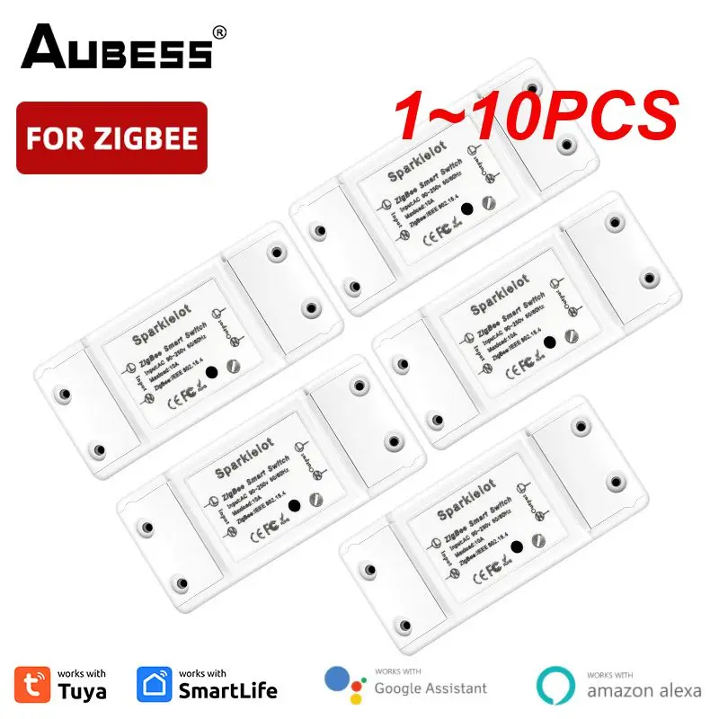 

1~10PCS For Homekit/Tuya Smart Led Lamp Switch interruptor Relay Switch Breaker wifi Remote Control For Echo/Alexa/