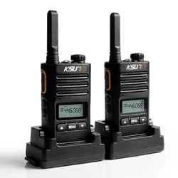 Walkie Talkies with Earpiece 2 Pack FRS Radios for Adults Two Way Radio VOX Rechargeable Battery for Hiking Camping KSUT XKB