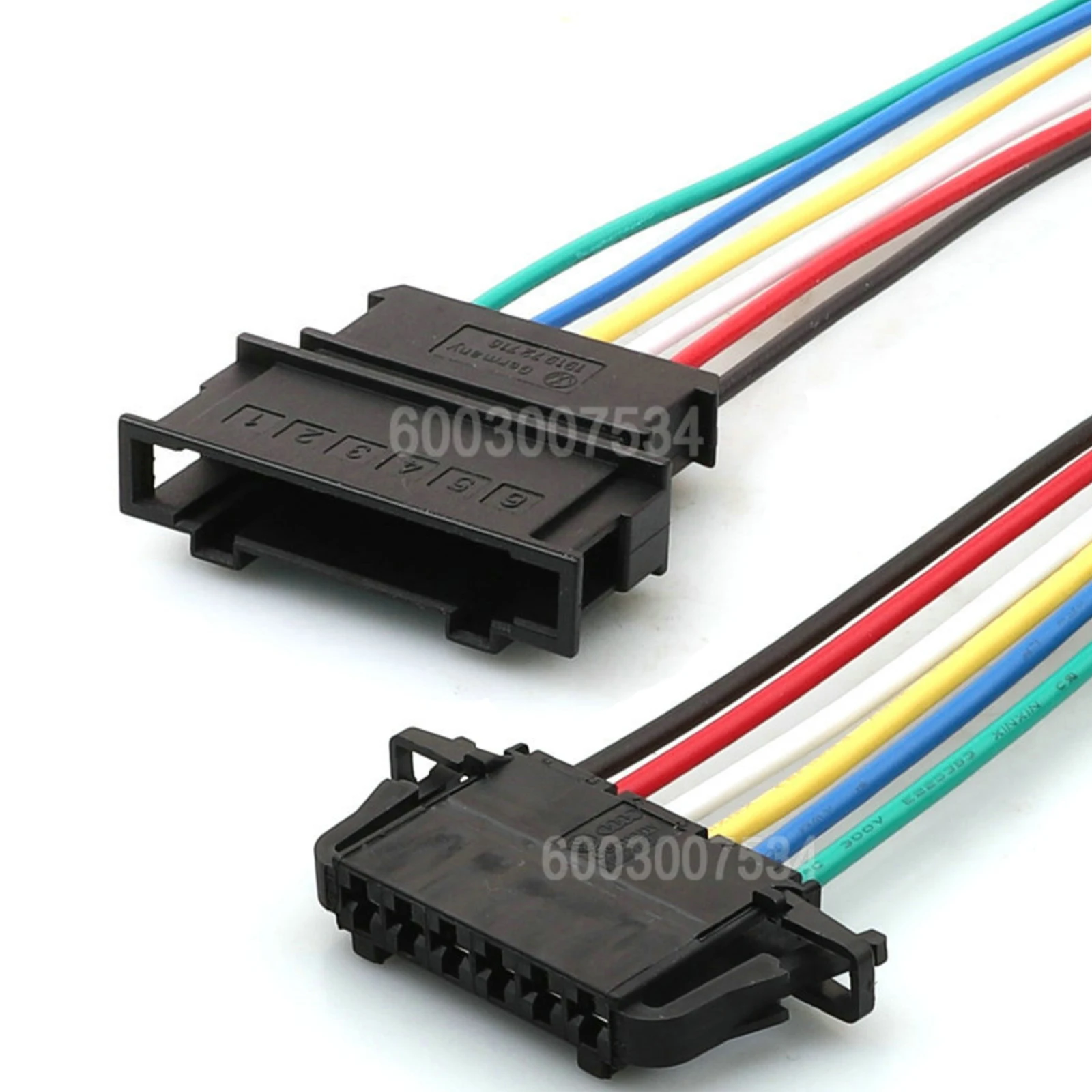 

6 pin Waterproof Car accelerator pedal suitable for Volkswagen Polo Bora Passat tail light plug 1J0972706 191972716 1-929600-1