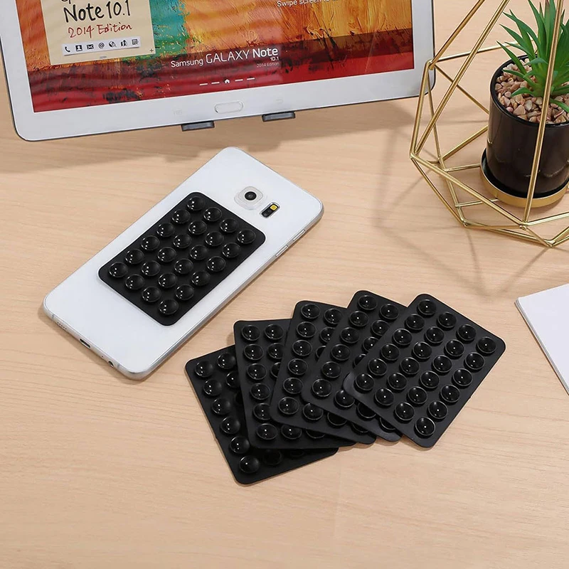 

1PC Silicone Suction Cup With 24 Square Suction Cups Silicone World Silicone Mobile Phone Fixing Suction Cup Car Mounted Bracket