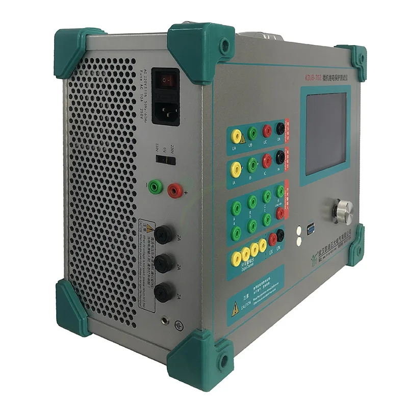 Current Relay Single Phase Secondary Injection Test Set / Relay Protection Tester