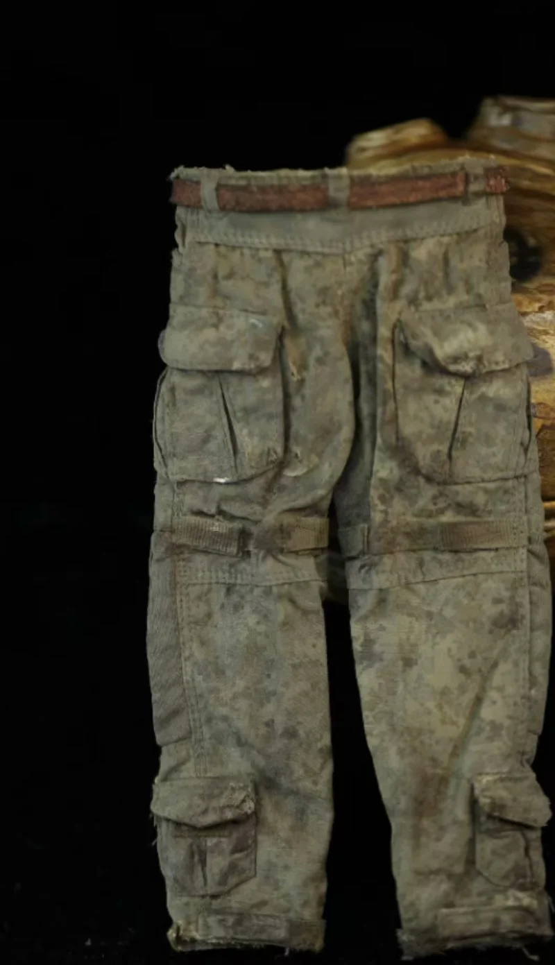 Modello di pantaloni da soldato in scala 1/6 per stile terreno esausto da 12''