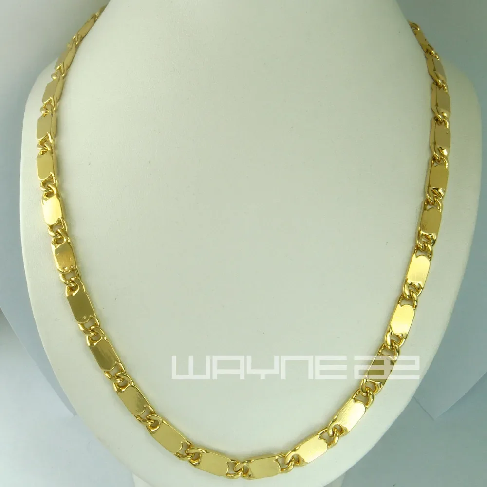 Gold color men  chains necklaces N233