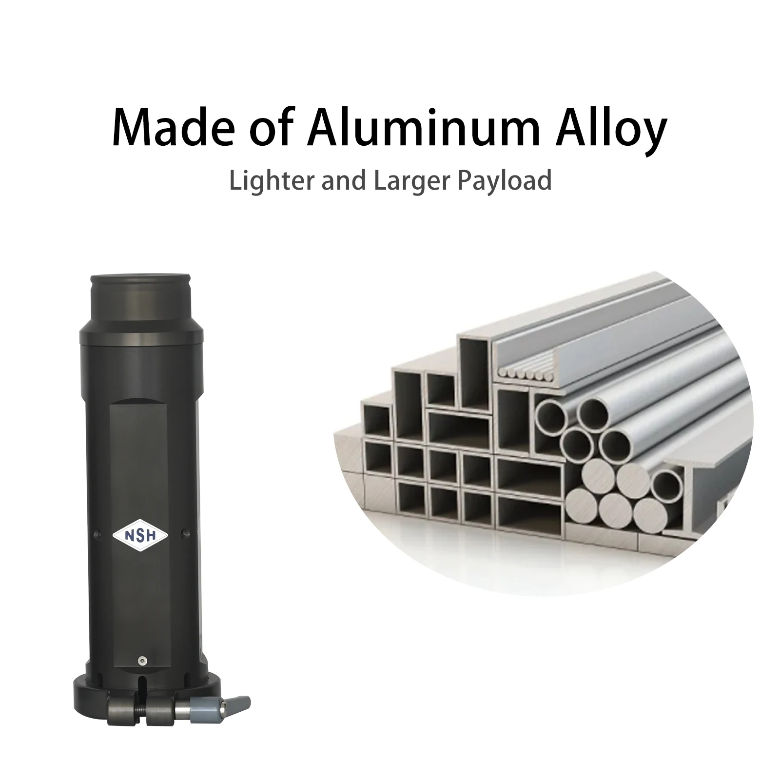 NSH Riser  30cm / 12" Camera Photography Equipment Adjustable Bazooka Photography Accessories