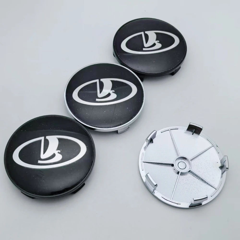 

4pcs Lada Logo Emblem Badge Car Wheel Center Caps 68MM Clips 63MM Wheels Hub Dust Cap Rim Hubcaps Cover Replace Car Accessories