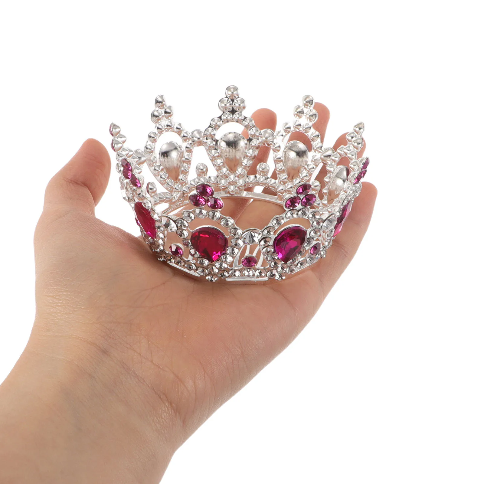

Children's Party Crown Crowns for Little Girls Reusable Birthday Toddler Dress up Jewelry Present Make