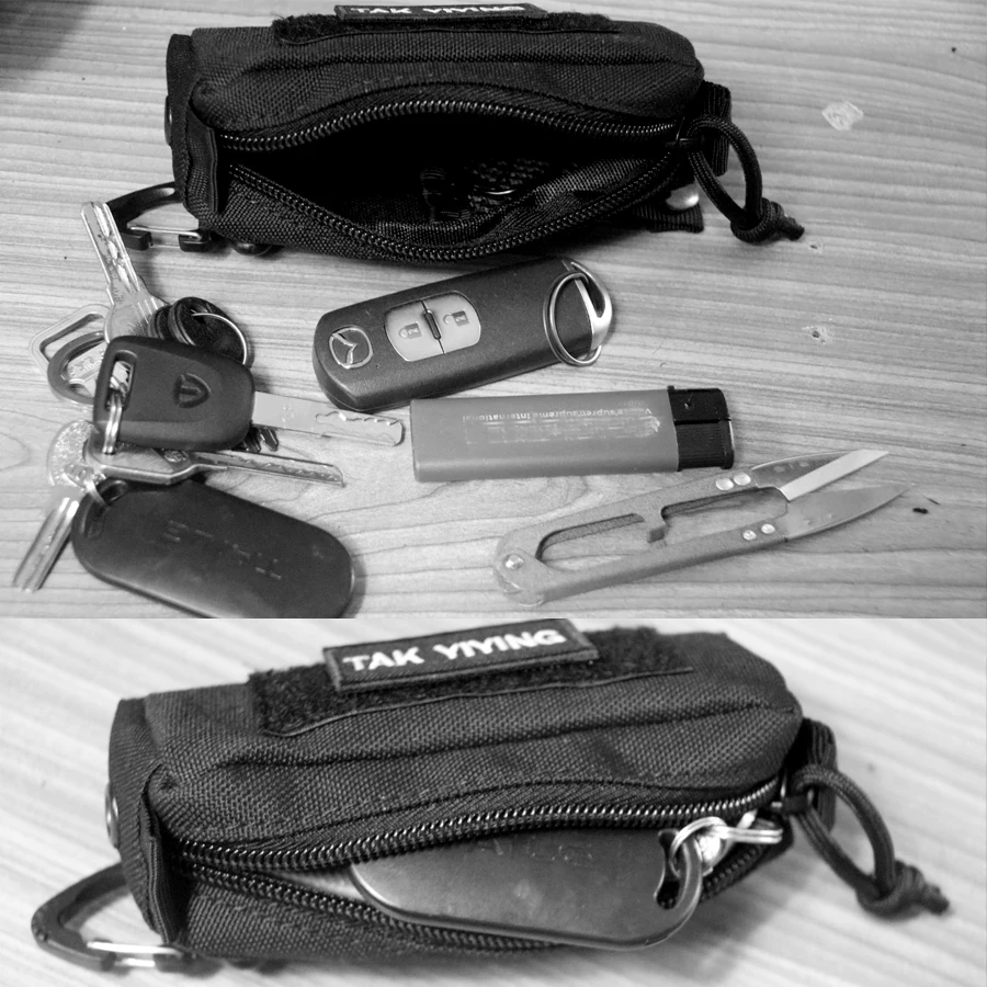 Molle Wallet Pocket Pouch Waist Bag  Pack Coin Key Holder with Hook Hunting Camping Tools Fanny Bag