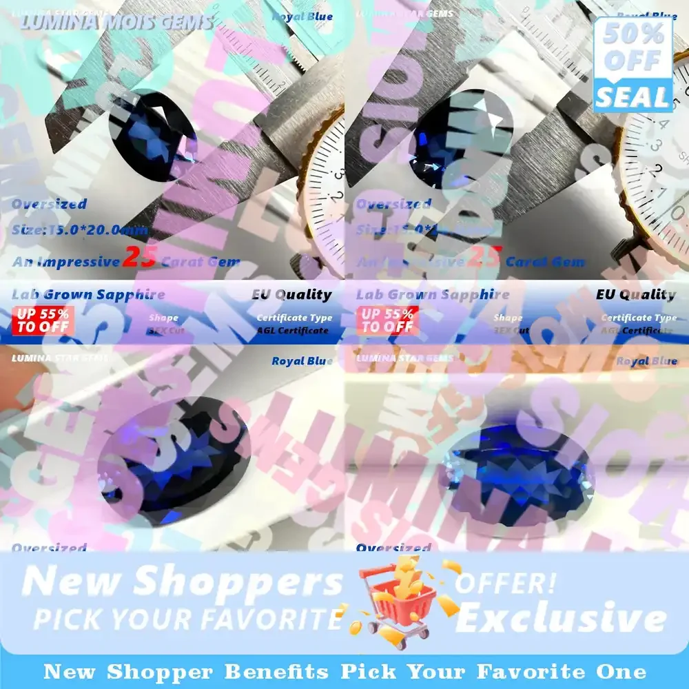 abcラボグロウンサファイア-ロイヤルブルーカラー-オーバルカット-aaa-クラリティ-オーバーサイズジェム-ジュエリーセッティング＆カスタムデザイン用-選択可能