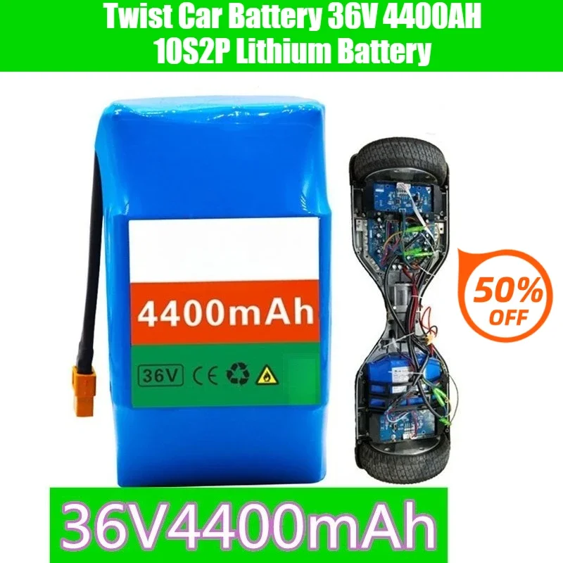 

Twist Car Battery 36V 4400AH 10S2P Lithium Battery Pack 18650 Power Battery Rechargeable Batteries