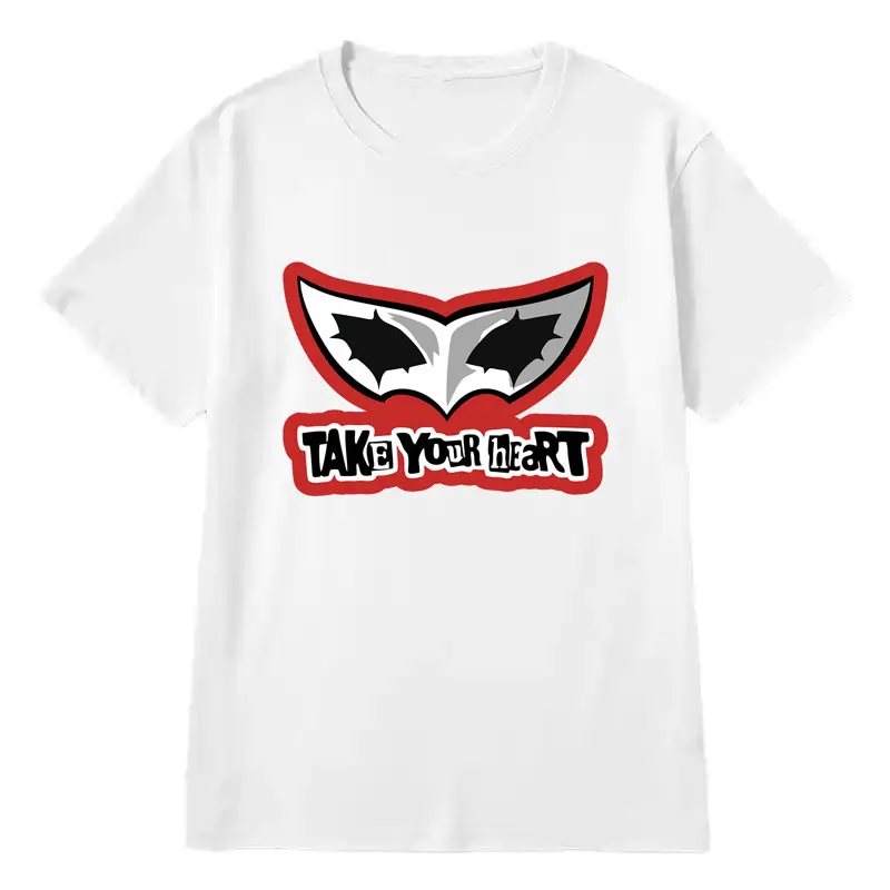 Camisetas Persona 3 4 5 JOKER Gaming Shirt Videojuegos P-5ona Camisetas gráficas Igor Tarot Morgana Izanagi Harajuku Camiseta de poliéster