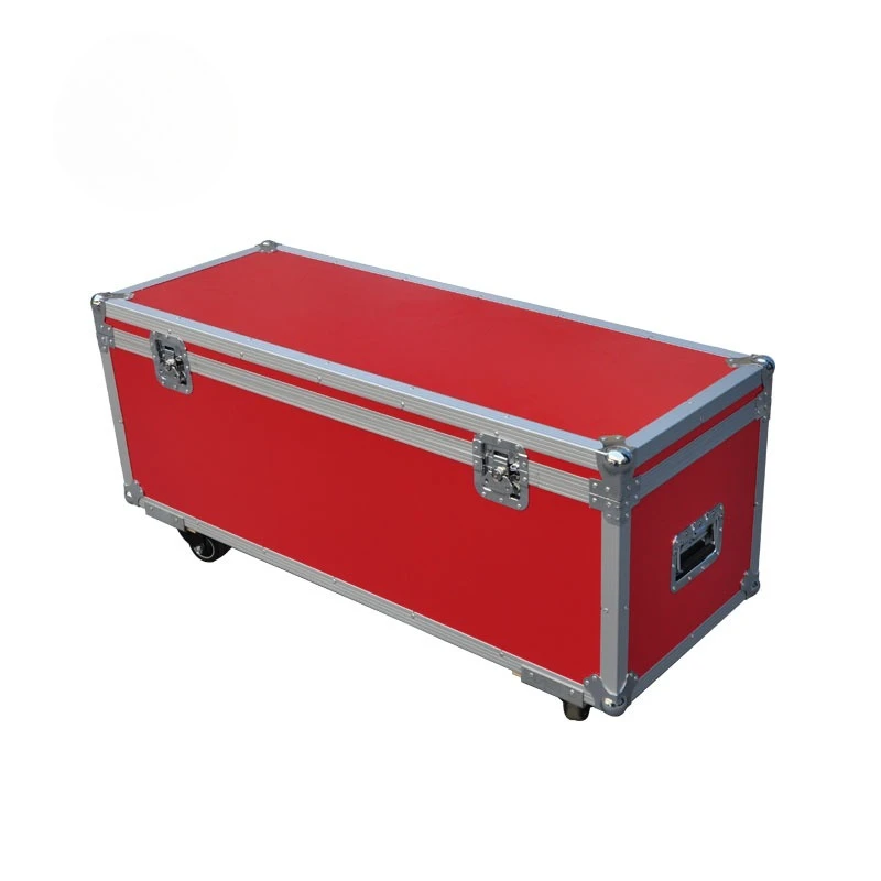 55TV-Flightcase aus Aluminium in Sondergröße mit abnehmbarer Abdeckung