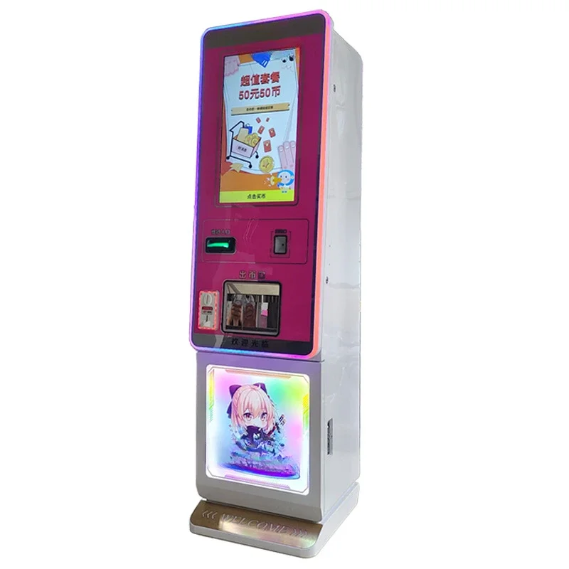 Automatic coin exchange machine Counting machine Grabbing doll machine