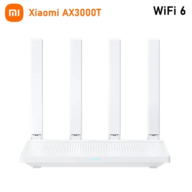 

New Xiaomi Router AX3000T Gigabit WiFi6 Mesh 2.4G＆5G Game Accelerator Repeater Support NFC IPTV Signal Amplifier Work For Mihome