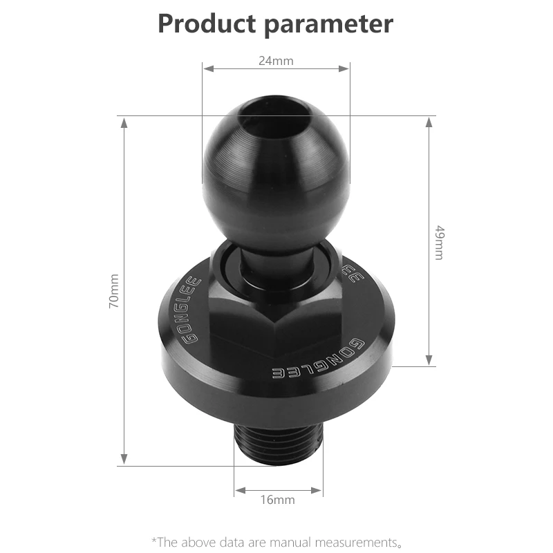 GONGLEE Triple Clamp Universal Screw Mobile Phone Bracket Phone Holder for KAWASAKI Ninja 250 2014-2017 Ninja 300 2012-2017