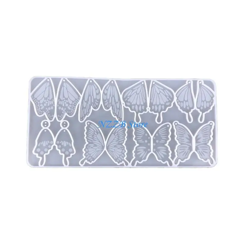 

T21F Silicone Earring Mold Epoxy Resin Molds Jewelry Making Casting Tools DIY Craft