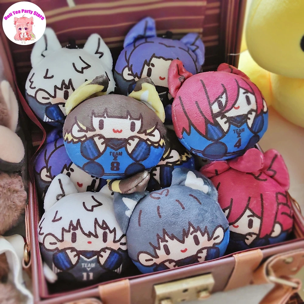 

Anime Cute Squeak Plush Doll BLUE LOCK Isagi Yoichi Bachira Meguru Chigiri Hyoma Dango 12cm Toys Bag Pendant Anime Gift