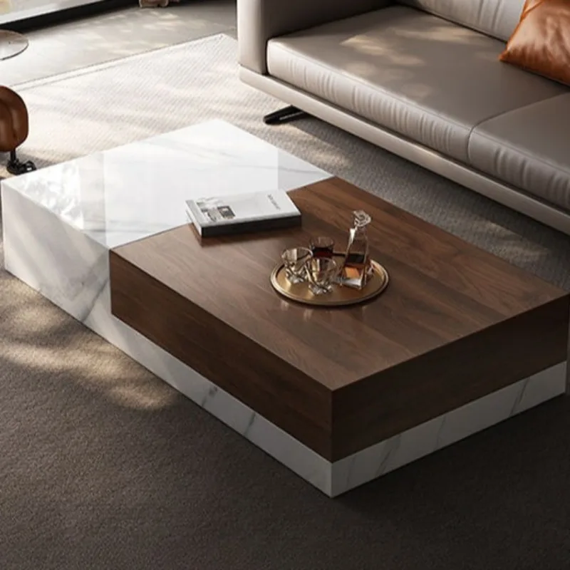 Japanese Display Coffee Table Floor Unique Storage Minimalist Coffee Table Aesthetic Set Mesa Centro Salon Home Furniture