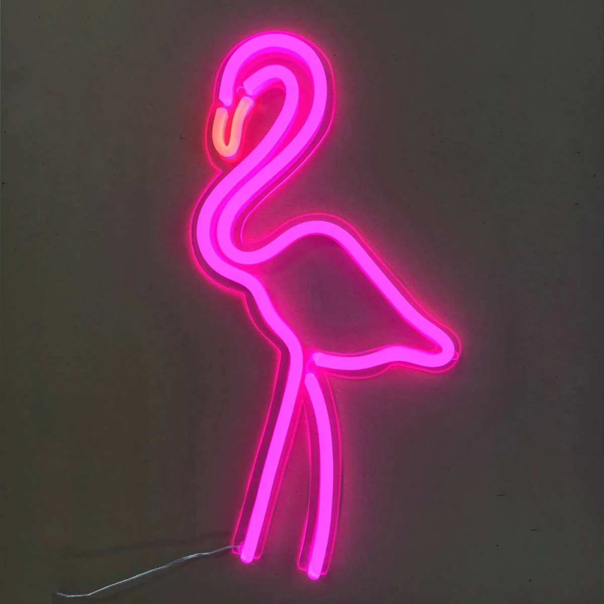 Acrylic Flamingo LED Neon Sign Lights, Wall Hanging, Bar Pub Decor, Artwork Night Light, Neon Bulbs Lamp, Bedroom Decorations