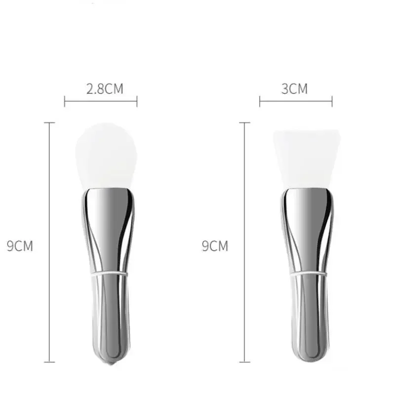 Cepillo aplicador de máscara Diy de silicona, cepillo de maquillaje refrescante para salón de belleza, cepillo de cabeza suave, espátula de maquillaje de belleza, herramienta de belleza Facial