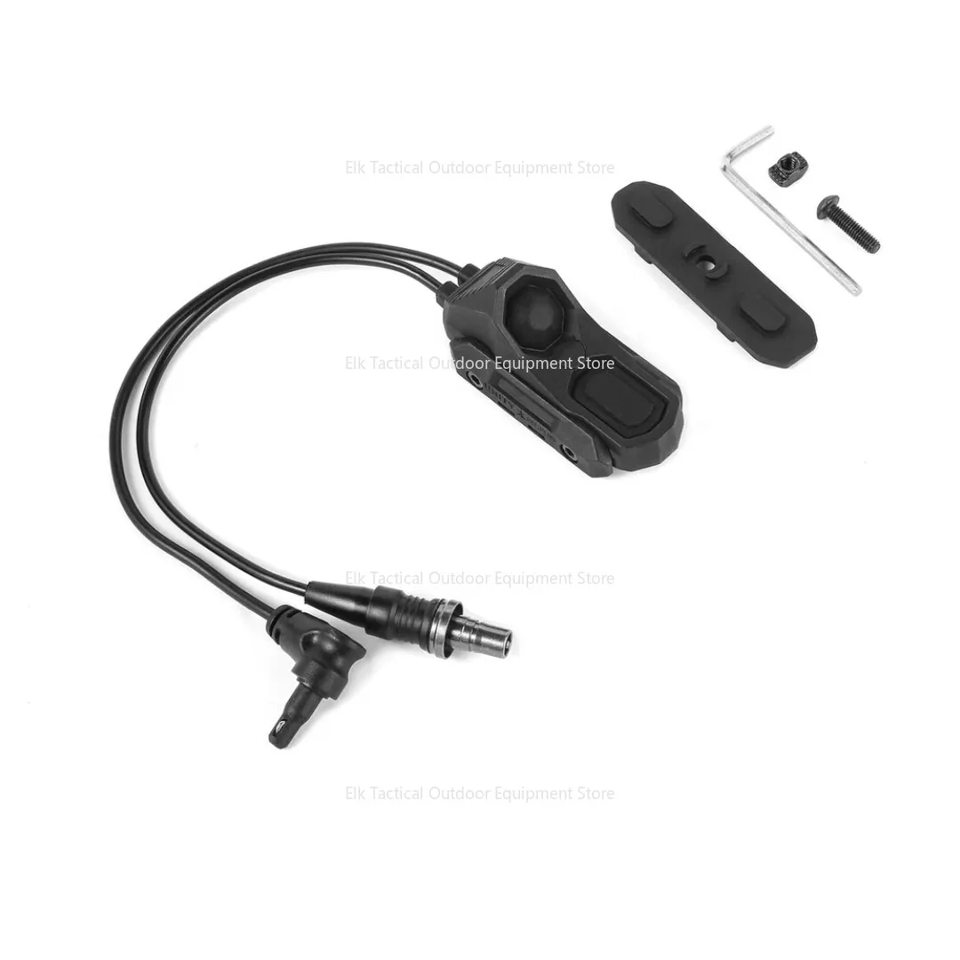 Das Dual-Control-Laser-Taschenlampen-Schalterset mit Anschluss für die Rückseite ist für das LA23-Sockelanschlusszubehör geeignet. – Detail 4