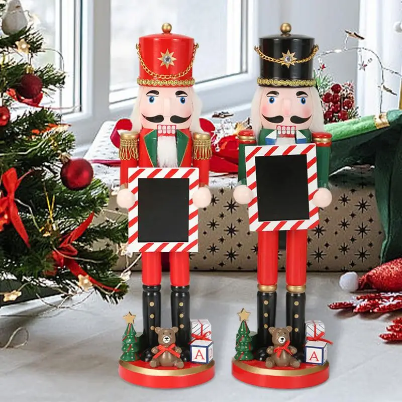 Nutcracker Figure Wooden Christmas Nutcracker Nutcracker Figure Doll Traditional Wooden Nutcracker Holiday Nut Cracker Doll