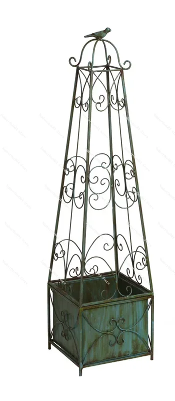 

Horticultural potted flower racks, iron brackets, cone-shaped flower racks, flower pot racks, iron lotus three-dimensional