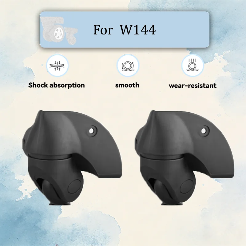 For W-144 Anti-Shock Luggage Replacement Wheels Smooth Rolling Swivel Casters Universal Fit Suitcase Repair Kit