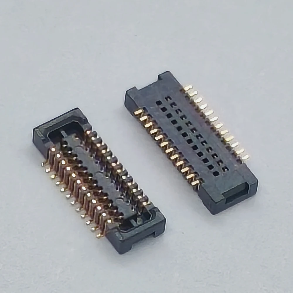 5 Stück 0,4 mm Rastermaß 24-Pin-Board-zu-Board-Stecker OK-03GM024-04 OK-03M024-04 OK-03F024-04 OK-03NF024-04 Original SMD-Sockel – Detail 4