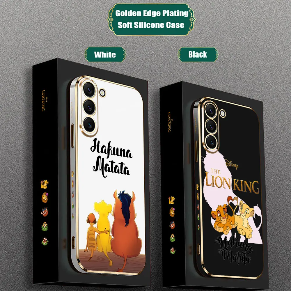 The Lion King HAKUNA MATATA Case For Samsung Galaxy Note Ultra 20 10 9 8 Plus A15 A14 A13 A05 S M62 M53 M51 M33 M32 M31 5G Cover