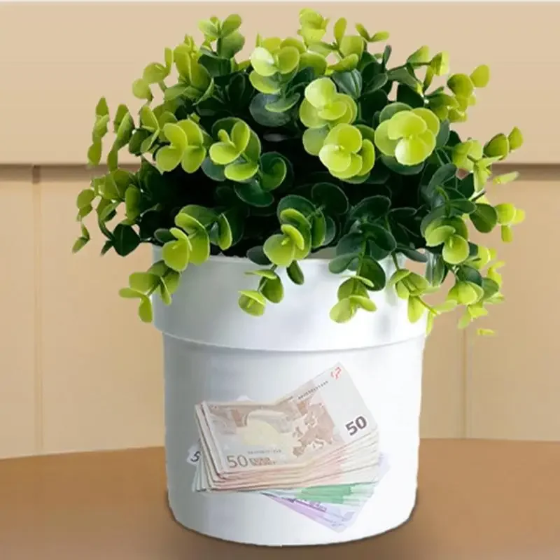 Large Flower Pot HiddenSafe Lock Box Surprise Secret Hideaway Plant Flower Pot Key Hider Storage Box With Key Lock  ﻿