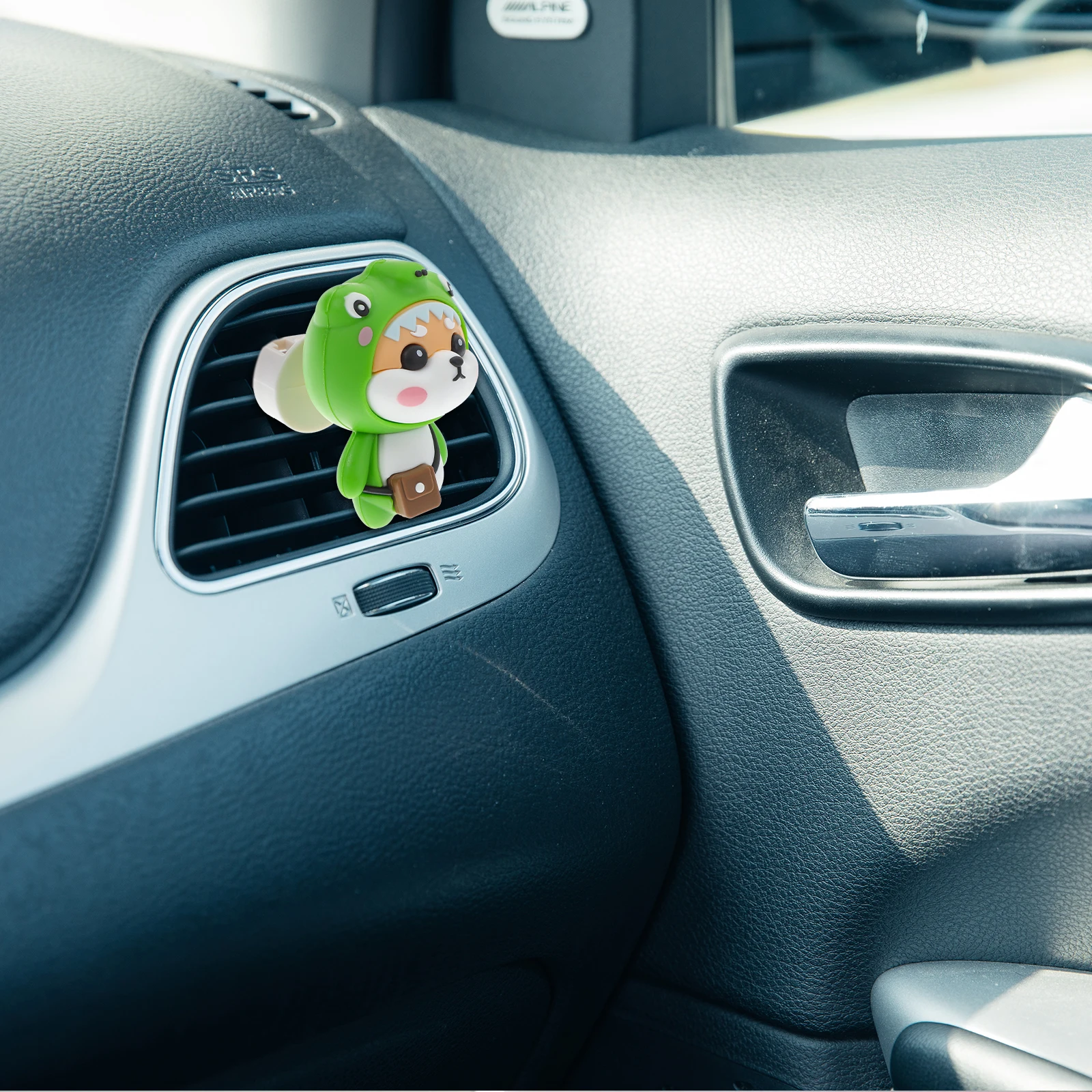

Car Aromatherapy Vent Clip Air Freshener Diffuser Decoration For Cars Home Office Cute Cartoon Dog Design Durable Fragrance